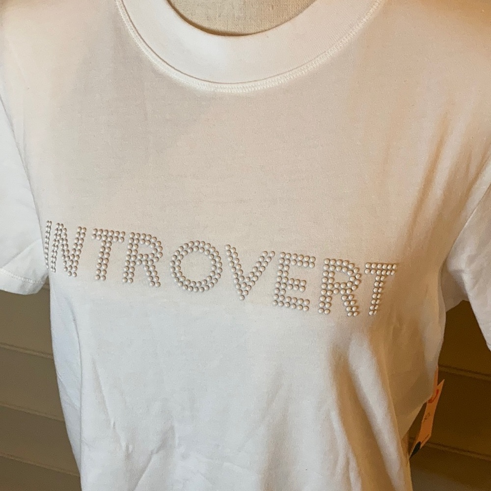 NWT Ban.do Introvert Retro Graphic T Shirt Cotton - Picture 4 of 9